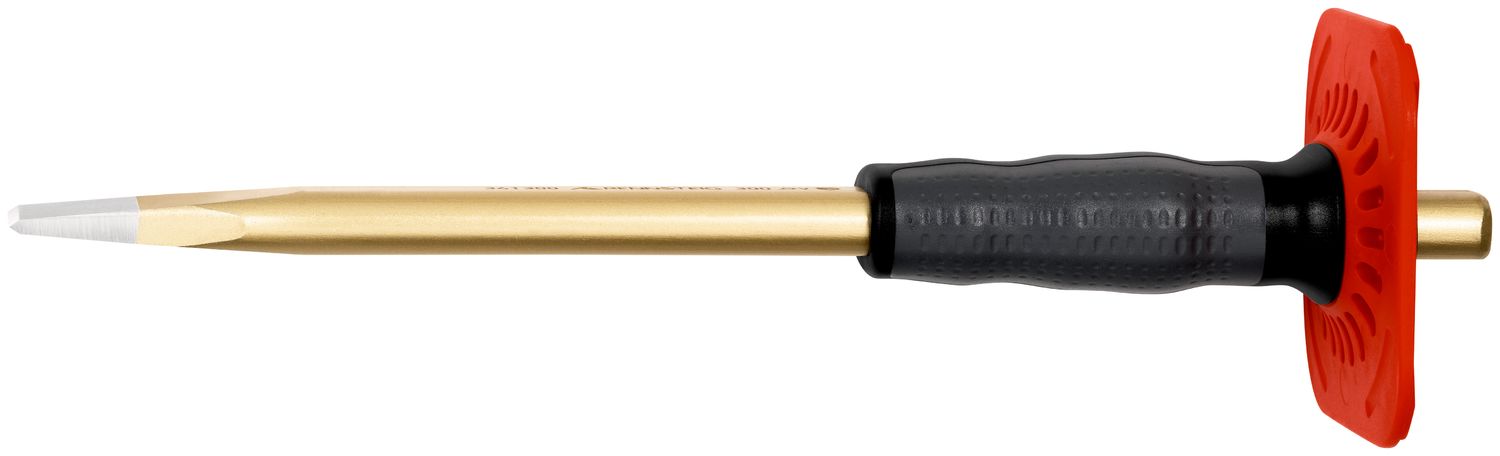 Masonry chisel with handguard 29 x 300 mm, polished thumbnail 6