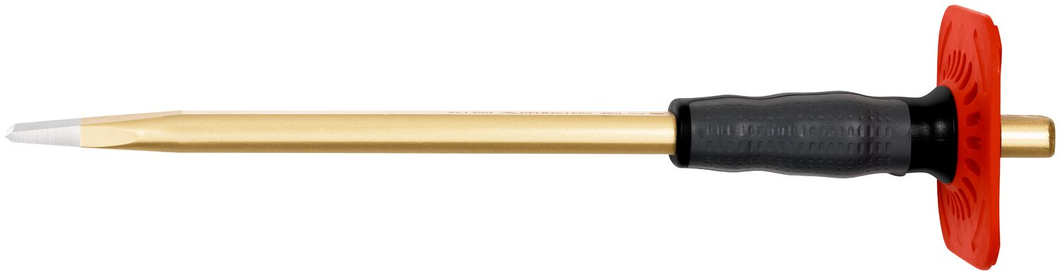 Masonry chisel with handguard 29 x 350 mm, painted thumbnail 6