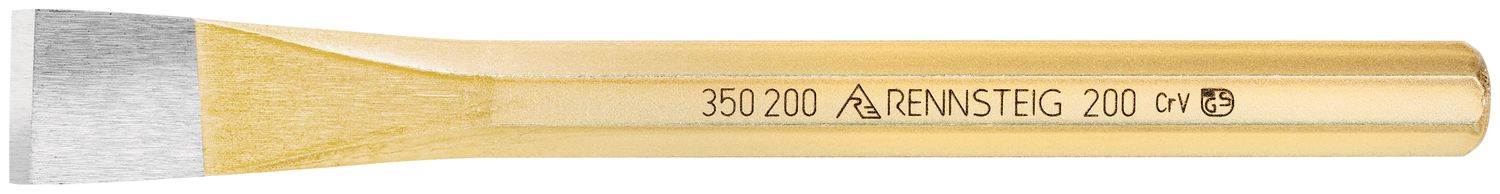 Masonry chisel 23 x 200 mm, octagonal 16 mm, polished