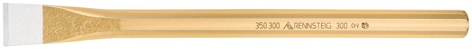 Masonry chisel 26 x 300 mm, octagonal 18 mm, painted