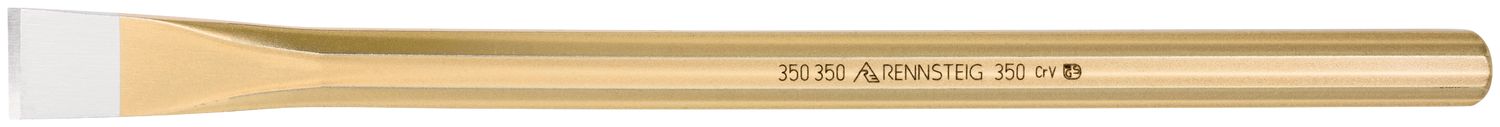 Masonry chisel 26 x 350 mm, octagonal 18 mm, painted
