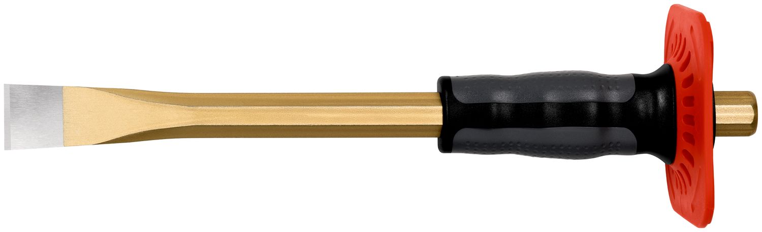 Masonry chisel with handguard 23 x 300 mm, octagonal 18 mm, polished thumbnail 2