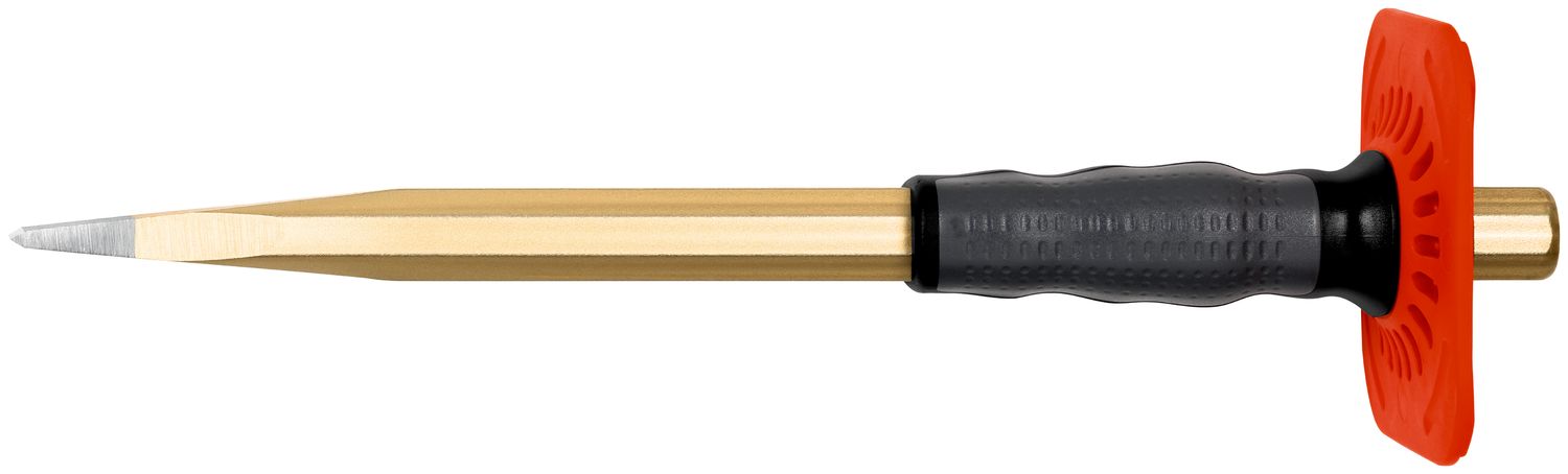 Masonry chisel with handguard 23 x 300 mm, octagonal 18 mm, polished thumbnail 3