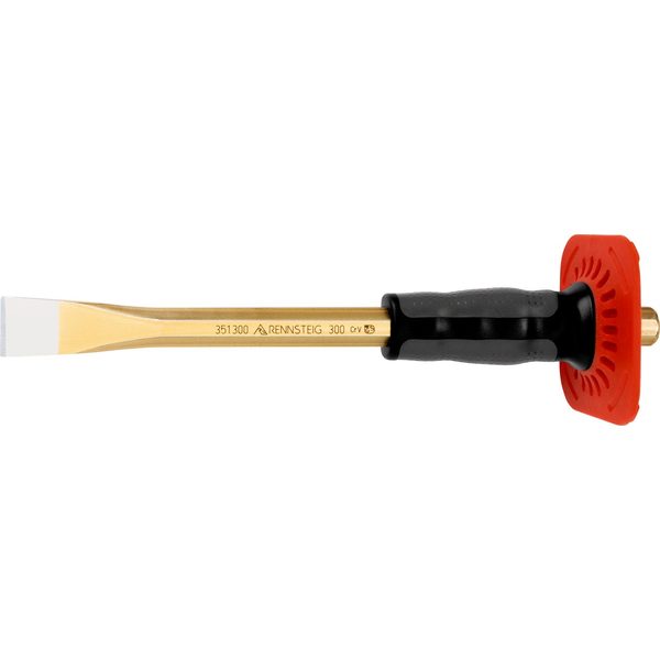 Đục thợ xây cán bát giác có bảo vệ tay Rennsteig 351 300 1