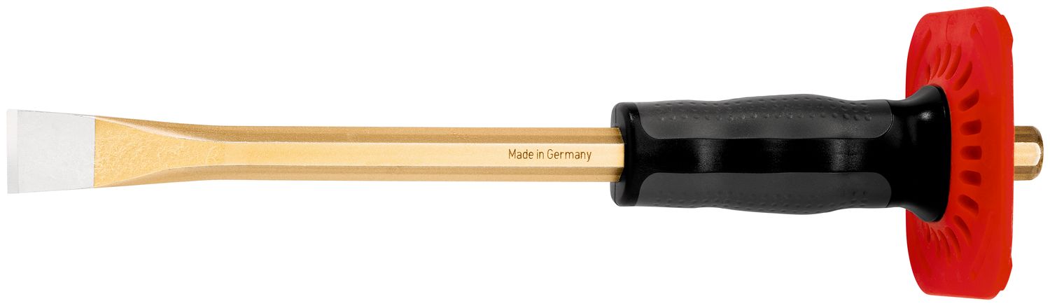 Masonry chisel with handguard 23 x 300 mm, octagonal 16 mm, painted thumbnail 2