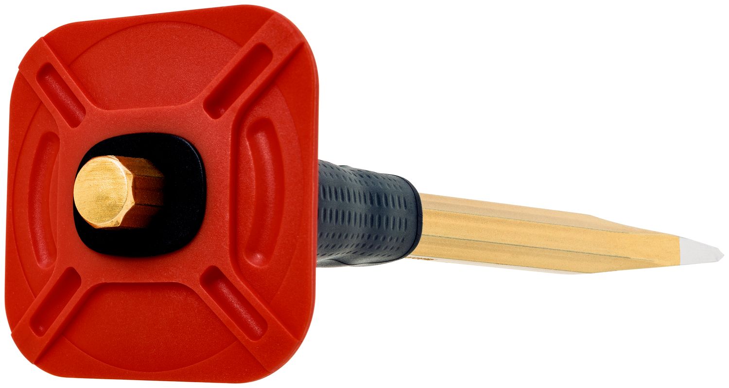 Masonry chisel with handguard 23 x 300 mm, octagonal 16 mm, painted thumbnail 8