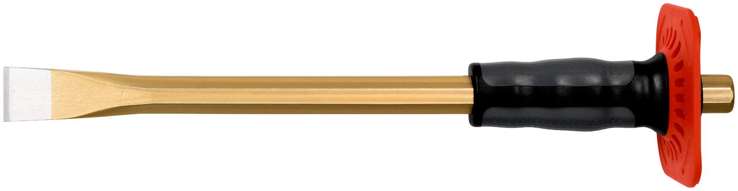 Masonry chisel with handguard DIY 23 x 350 mm, octagonal 18 mm, painted thumbnail 2