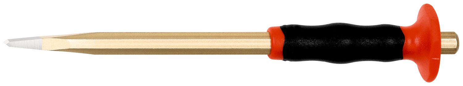 Electrician’s chisel with handguard 12 x 200 mm, octagonal 10 mm, polished thumbnail 3