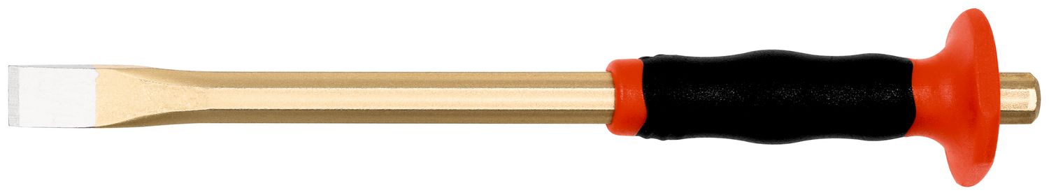 Electrician’s chisel with handguard 12 x 200 mm, octagonal 10 mm, painted thumbnail 2