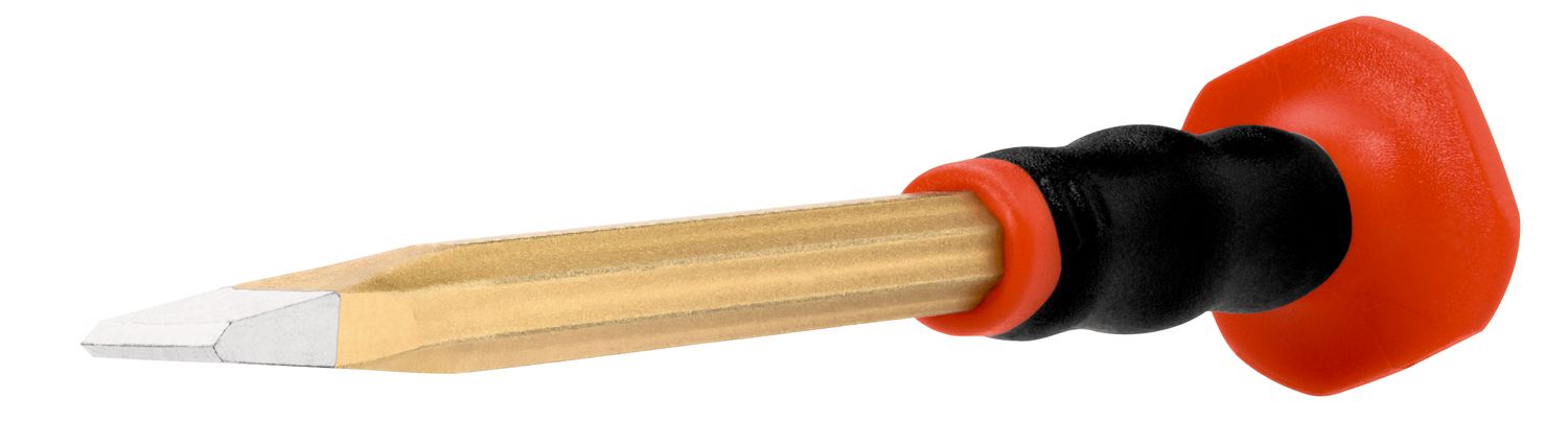 Electrician’s chisel with handguard 12 x 200 mm, octagonal 10 mm, painted thumbnail 5