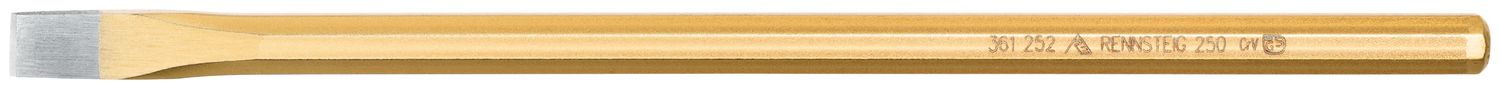 Electrician's chisel 12 x 250 mm, octagonal 10 mm, polished
