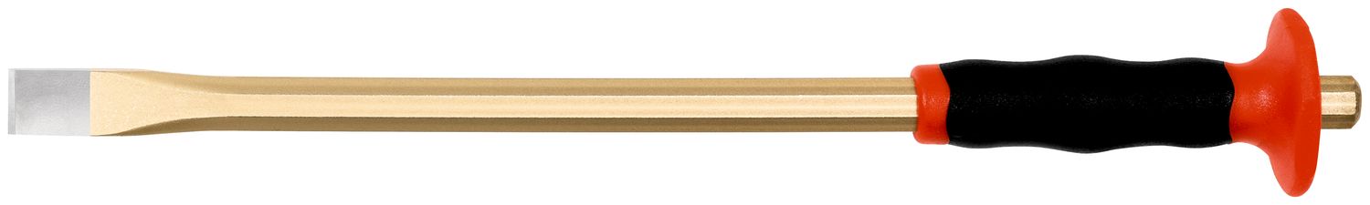 Electrician’s chisel with handguard 12 x 250 mm, octagonal 10 mm, painted thumbnail 2
