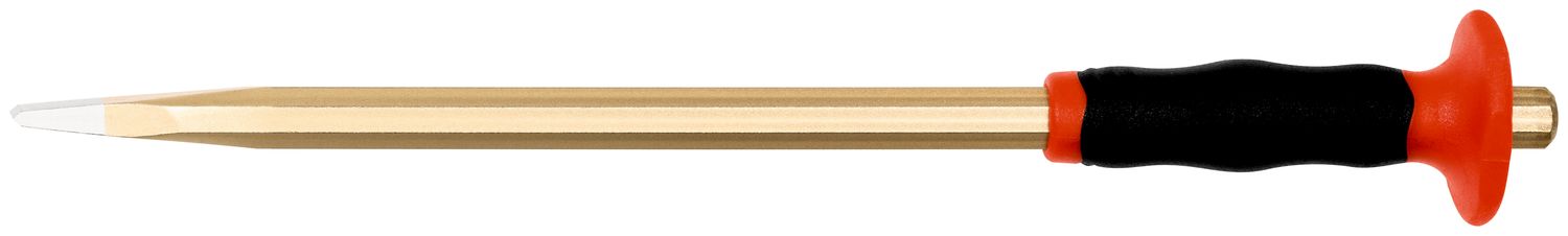 Electrician’s chisel with handguard 12 x 250 mm, octagonal 10 mm, painted thumbnail 3