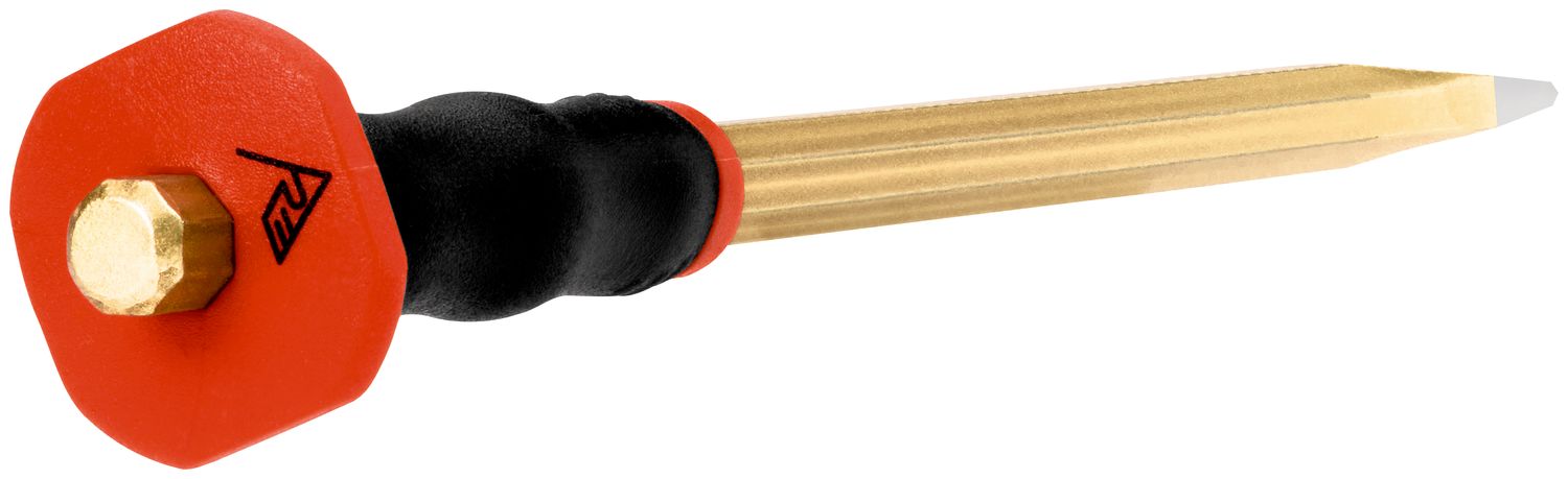 Electrician’s chisel with handguard 12 x 250 mm, octagonal 10 mm, painted thumbnail 7