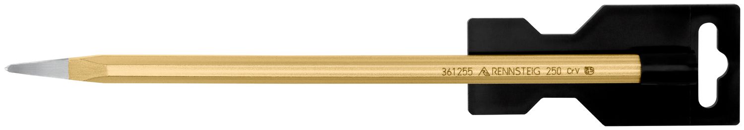 Electrician’s pointed chisel DIY 250 mm, octagonal 10 mm, polished