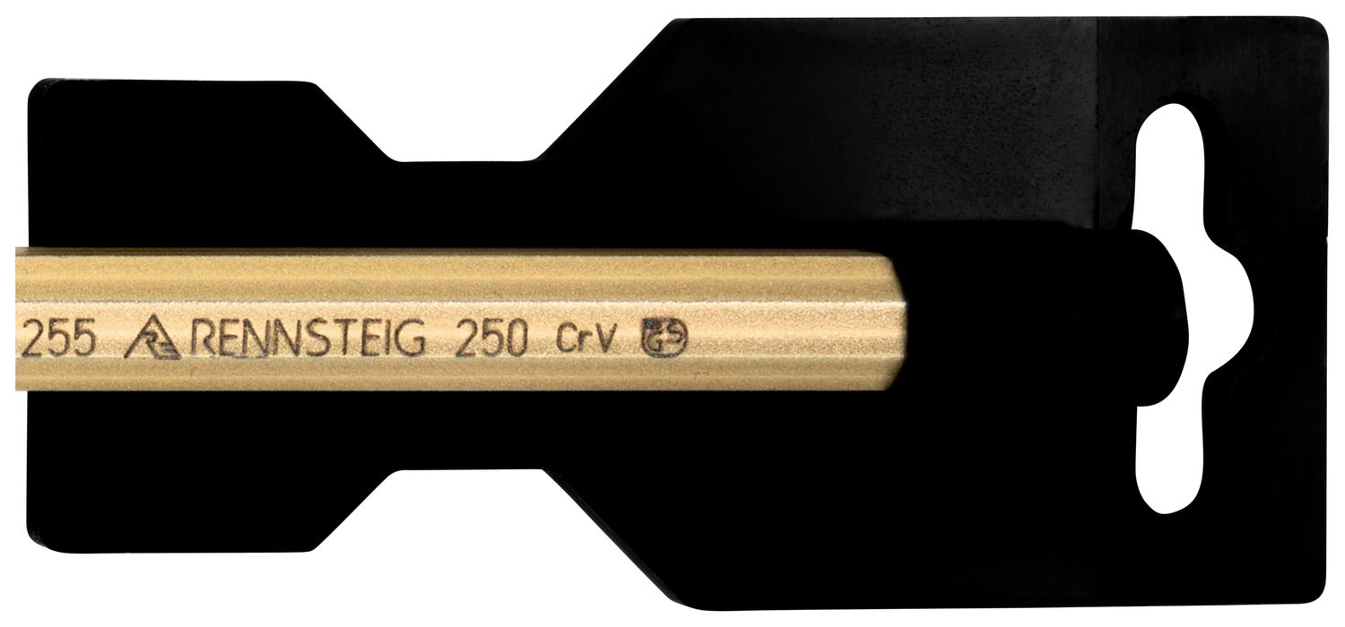 Electrician’s pointed chisel DIY 250 mm, octagonal 10 mm, painted thumbnail 7