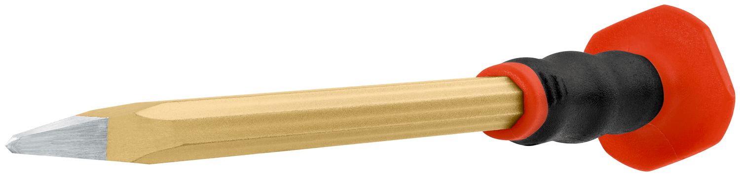 Electrician’s pointed chisel with handguard 250 mm, octagonal 10 mm, polished thumbnail 3