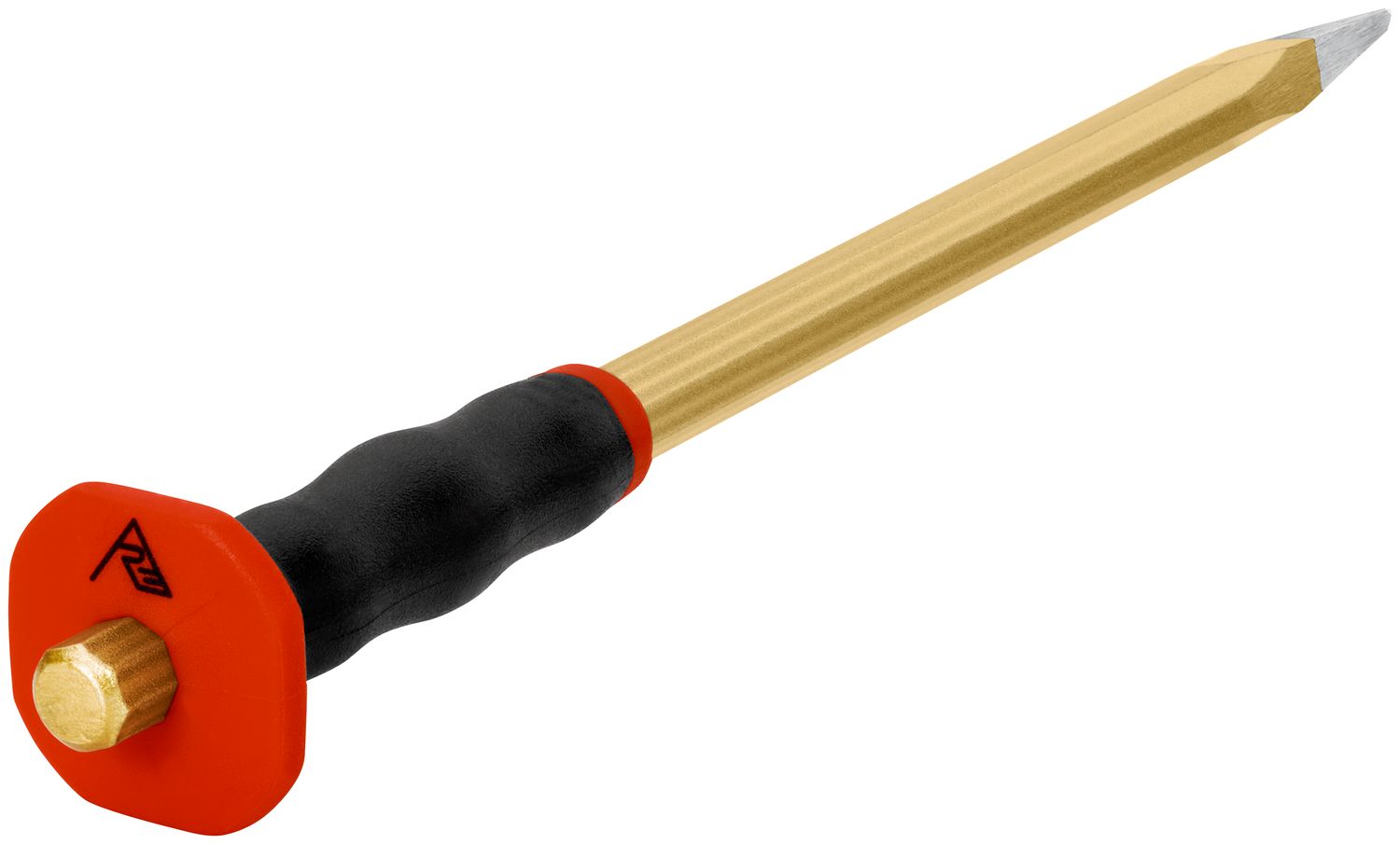 Electrician’s pointed chisel with handguard 250 mm, octagonal 10 mm, polished thumbnail 5