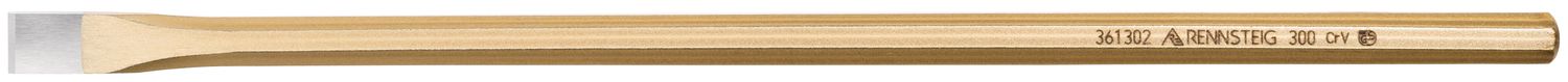 Electrician's chisel 12 x 300 mm, octagonal 10 mm, polished