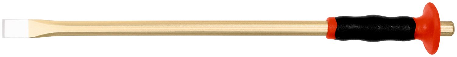 Electrician’s chisel with handguard 12 x 300 mm, octagonal 10 mm, painted thumbnail 2
