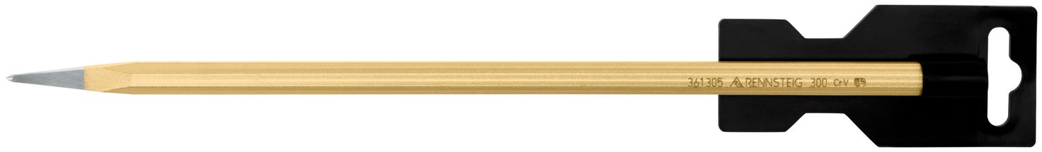 Electrician’s pointed chisel DIY 300 mm, octagonal 10 mm, polished