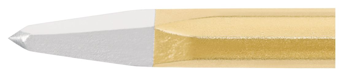 Electrician’s pointed chisel with handguard 300 mm, octagonal 10 mm, painted thumbnail 2