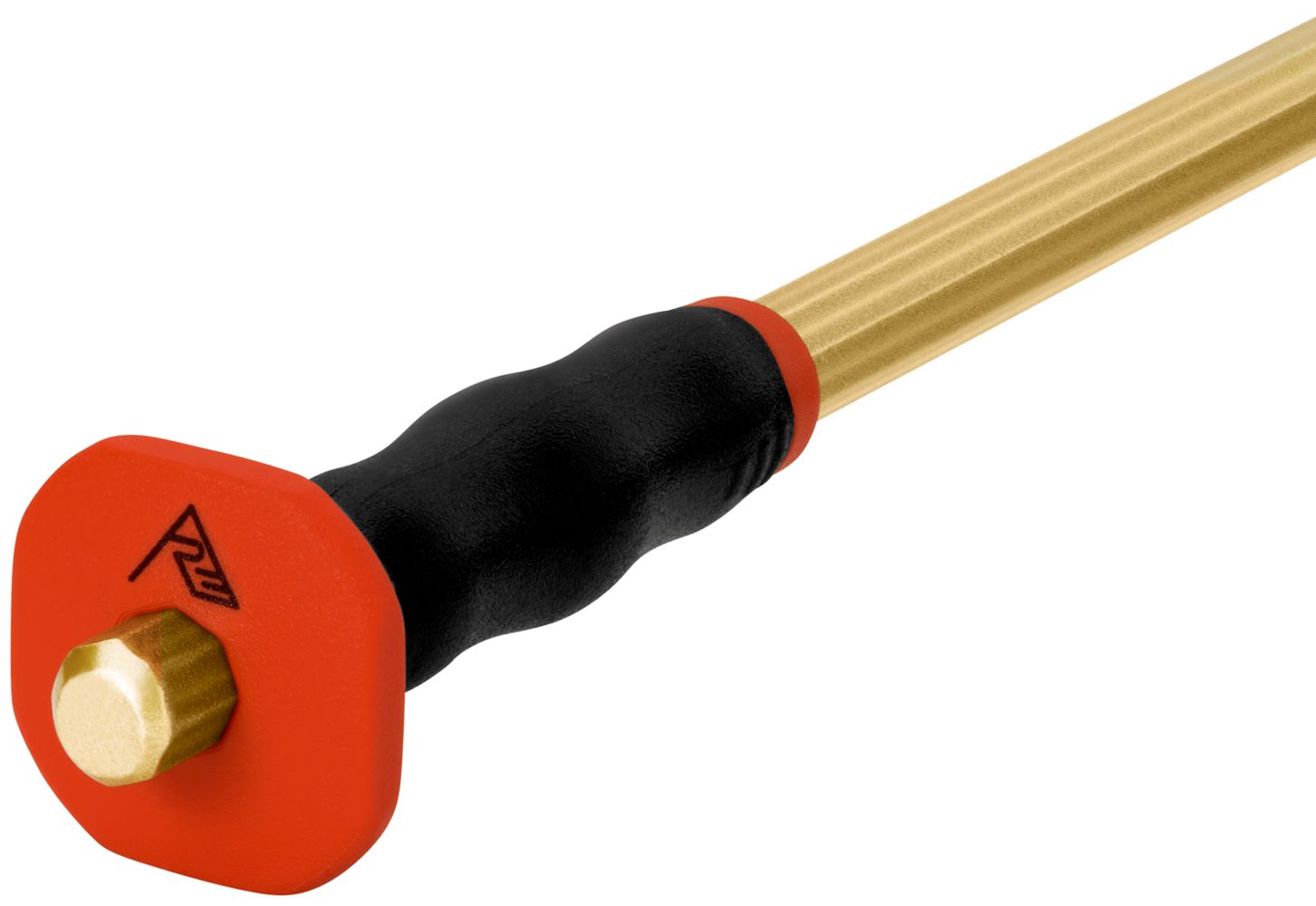 Electrician’s pointed chisel with handguard 300 mm, octagonal 10 mm, painted thumbnail 5