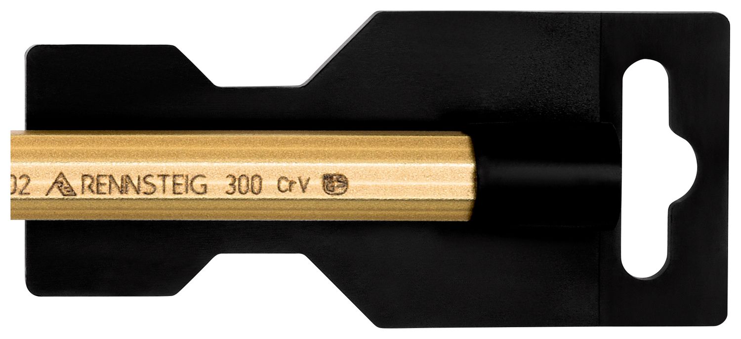 Electrician's chisel DIY 14 x 300 mm, octagonal 12 mm, painted thumbnail 6