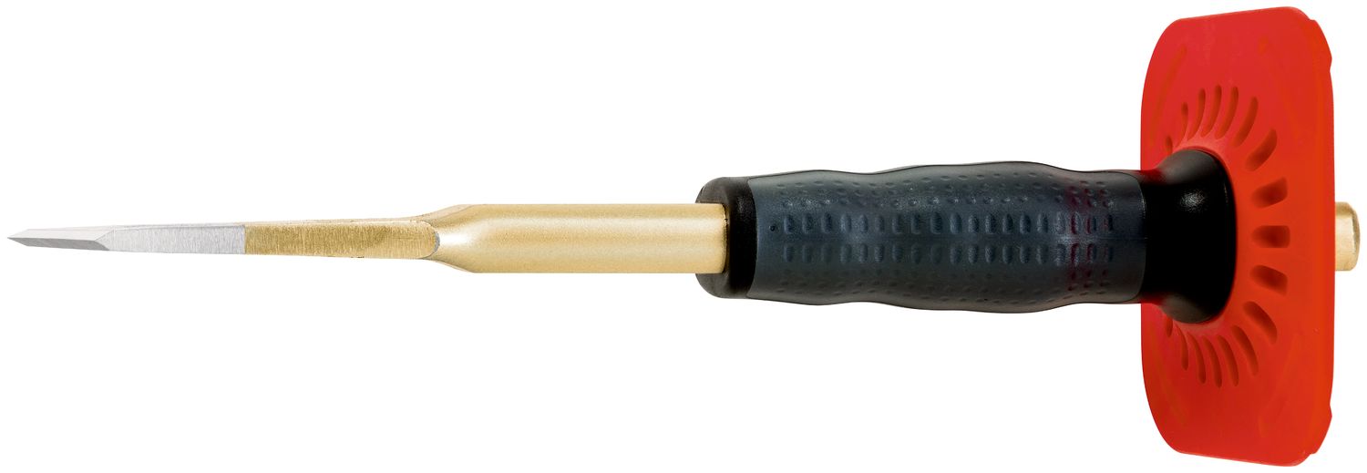 Electrician’s slotting chisel with handguard 33 x 250 mm, polished thumbnail 3