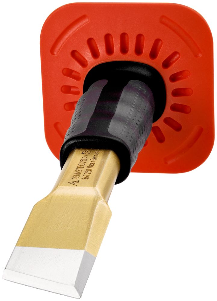 Electrician’s slotting chisel with handguard DIY 33 x 250 mm, painted thumbnail 5