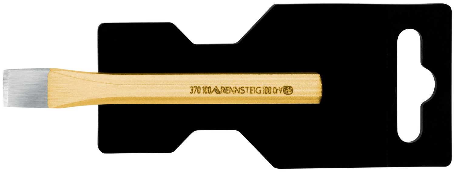 Flat floor chisel DIY 10 x 100 mm, octagonal 8 mm, polished