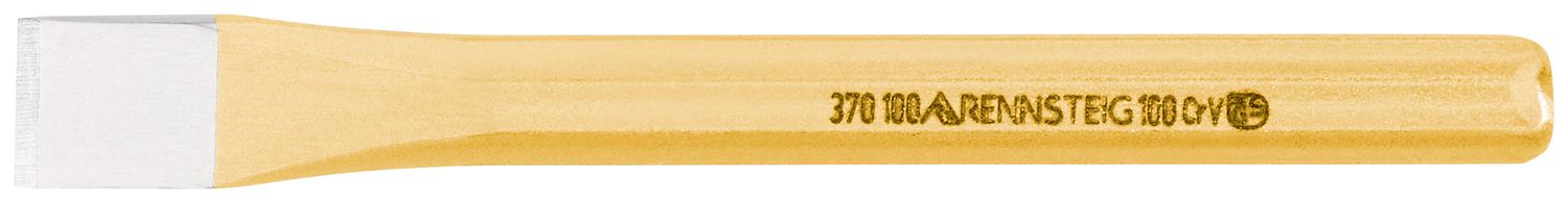 Flat floor chisel 10 x 100 mm, octagonal 8 mm, painted
