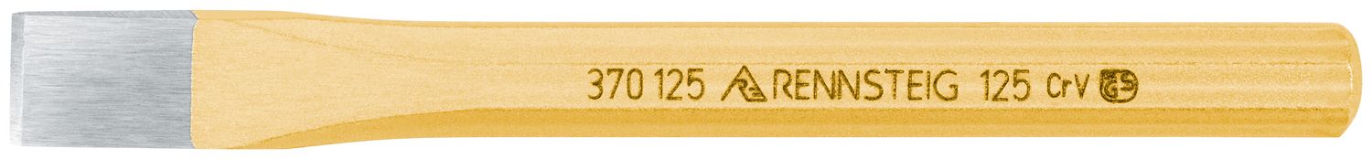 Flat floor chisel 12 x 125 mm, octagonal 10 mm, polished