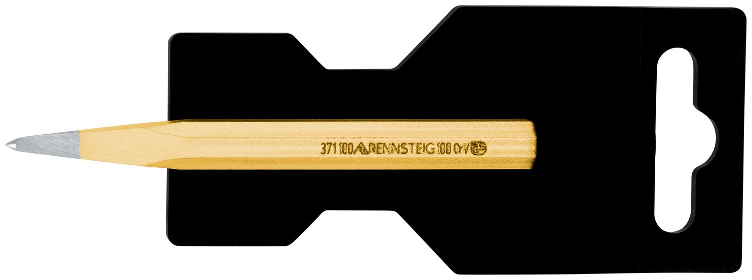 Pointed floor chisel DIY 100 mm, octagonal 8 mm, polished