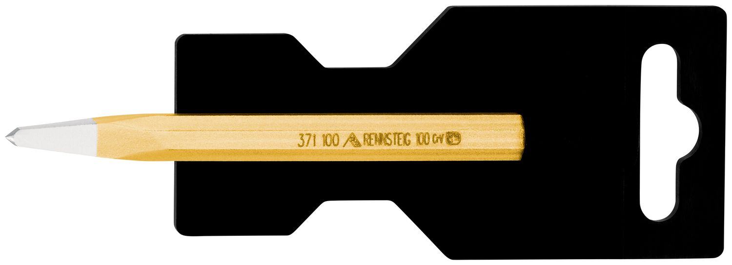 Pointed floor chisel DIY 100 mm, octagonal 8 mm, painted