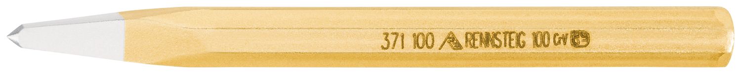 Pointed floor chisel 100 mm, octagonal 8 mm, painted