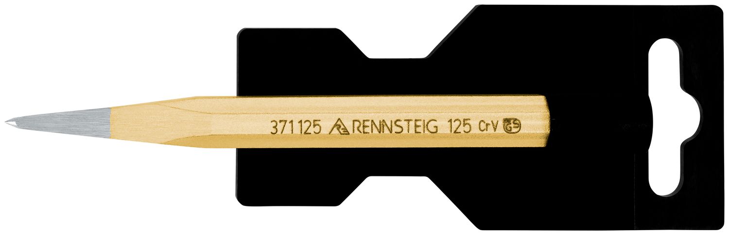 Pointed floor chisel DIY 125 mm, octagonal 10 mm, polished