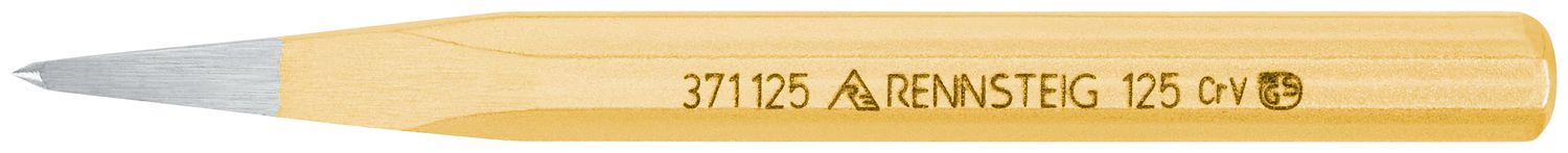 Pointed floor chisel 125 mm, octagonal 10 mm, polished