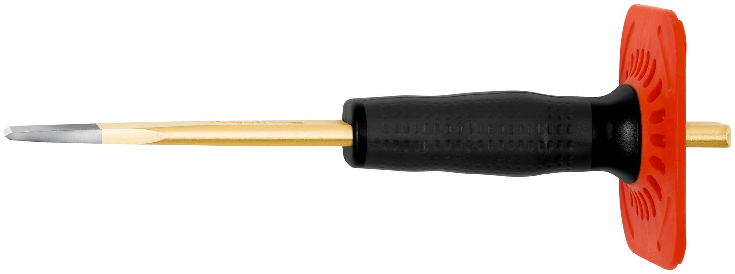 Slitting chisel with handguard straight 28 x 240 mm, polished thumbnail 3