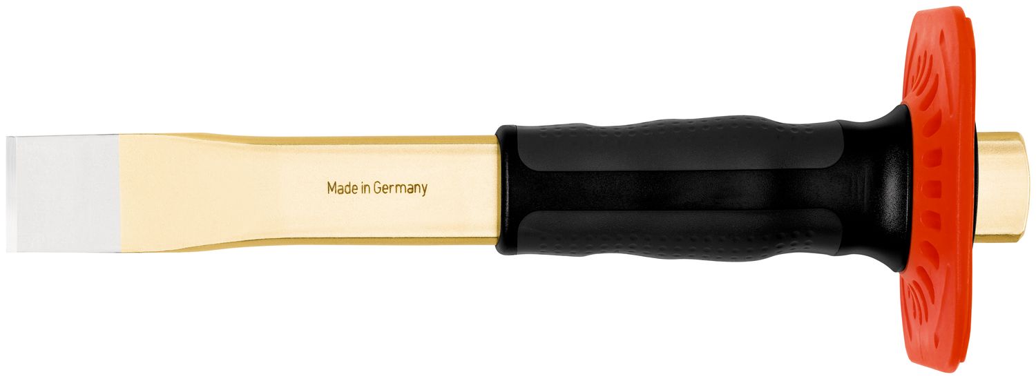 Slitting chisel with handguard straight 28 x 240 mm, painted thumbnail 2