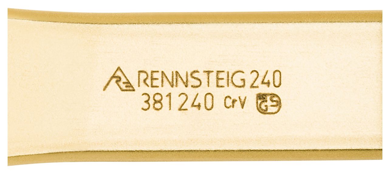 Slitting chisel with handguard straight 28 x 240 mm, painted thumbnail 6