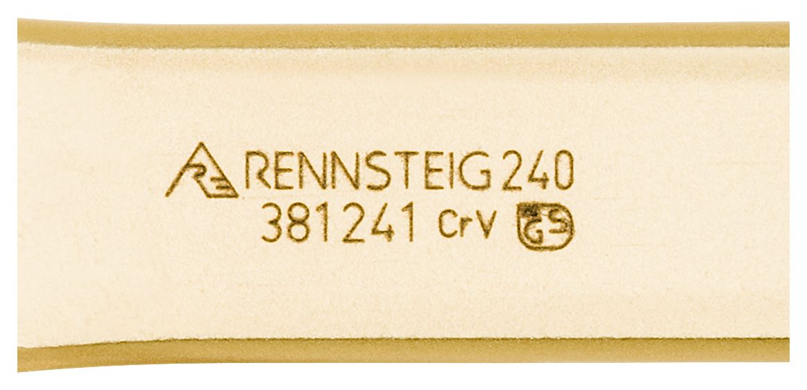 Slitting chisel with handguard offset 27 x 240 mm, painted thumbnail 6