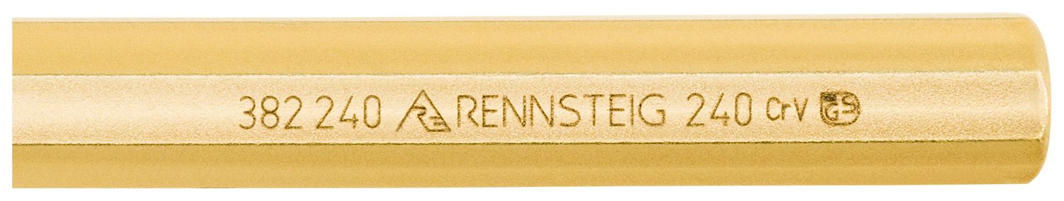 Slitting chisel 30 x 240 mm, octagonal 18 mm, polished thumbnail 6