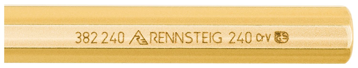 Slitting chisel 30 x 240 mm, octagonal 18 mm, painted thumbnail 6