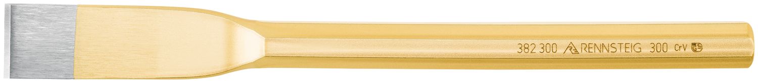 Slitting chisel 30 x 300 mm, octagonal 18 mm, polished