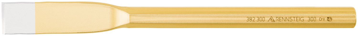 Slitting chisel 30 x 300 mm, octagonal 18 mm, painted