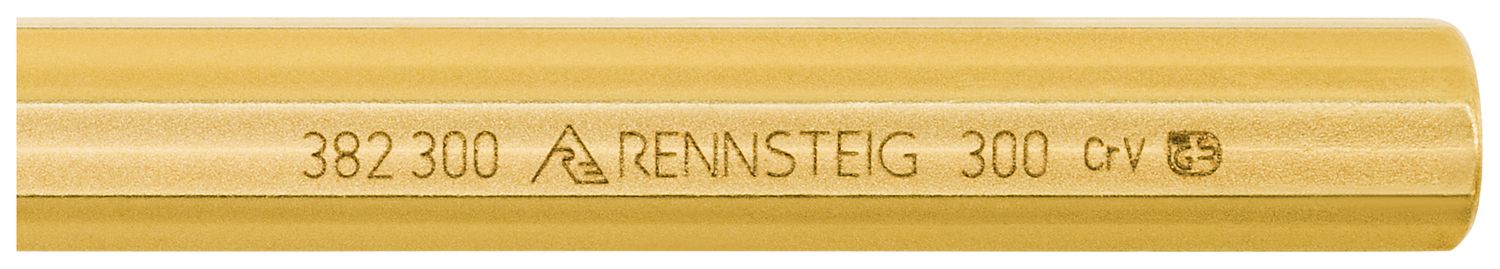 Slitting chisel 30 x 300 mm, octagonal 18 mm, painted thumbnail 6