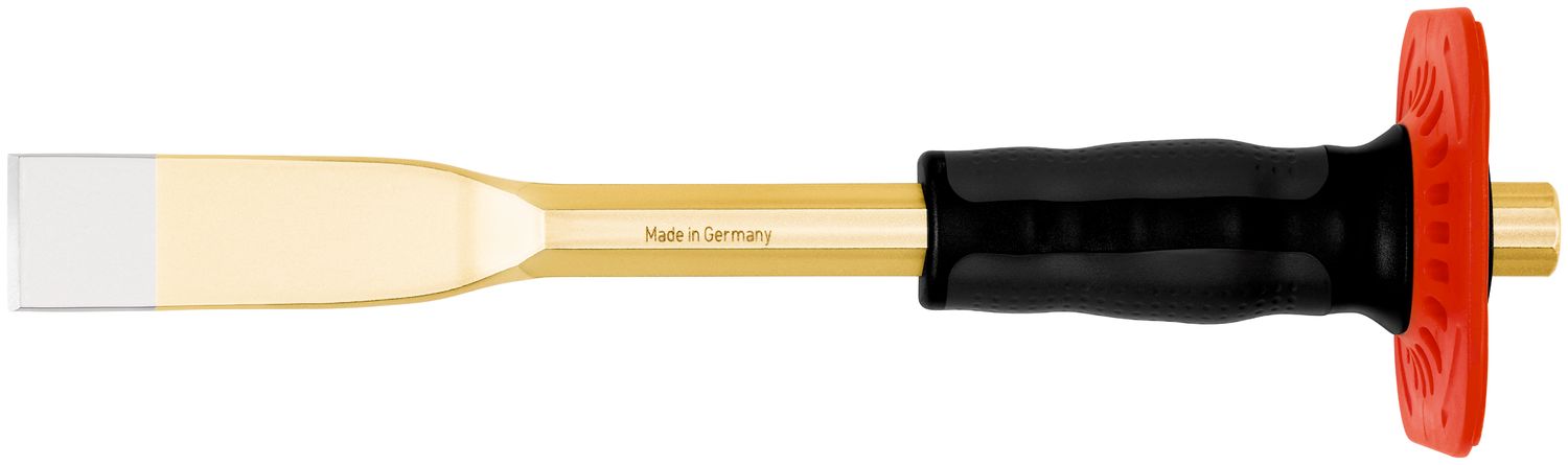 Slitting chisel with handguard 30 x 300 mm, octagonal 18 mm, painted thumbnail 2