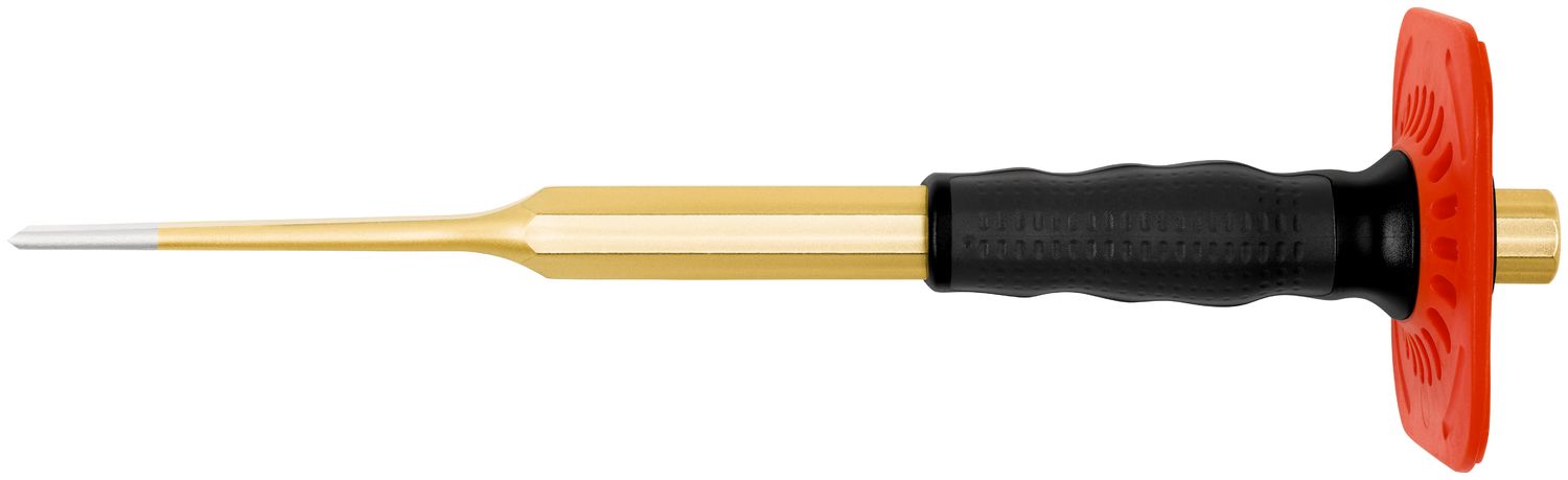 Slitting chisel with handguard 30 x 300 mm, octagonal 18 mm, painted thumbnail 3