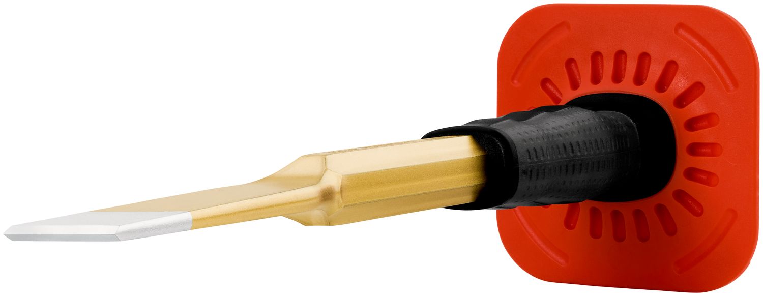 Slitting chisel with handguard 30 x 300 mm, octagonal 18 mm, painted thumbnail 5